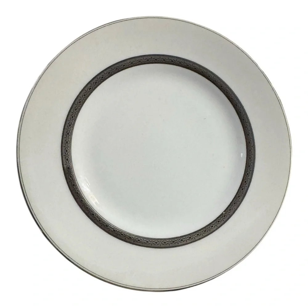 Waterford Carina Platinum Fine English China Salad Plate Made In England - NWT